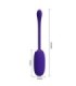 PRETTY LOVE - JULIUS HUEVO VIBRADOR IMPERMEBLE & RECARGABLE LILA