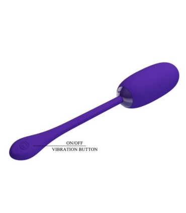 PRETTY LOVE - JULIUS HUEVO VIBRADOR IMPERMEBLE & RECARGABLE LILA