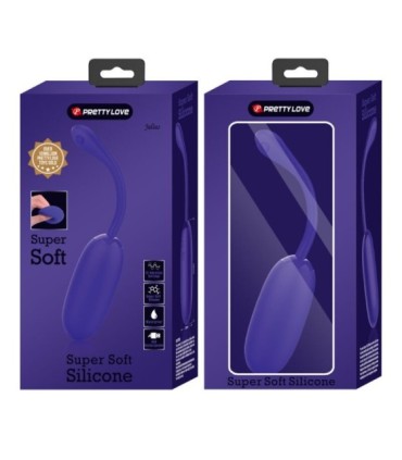 PRETTY LOVE - JULIUS HUEVO VIBRADOR IMPERMEBLE & RECARGABLE LILA