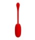 PRETTY LOVE - KIRK HUEVO VIBRADOR RECARGABLE ROJO
