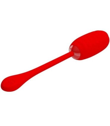 PRETTY LOVE - KIRK HUEVO VIBRADOR RECARGABLE ROJO