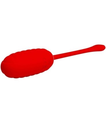 PRETTY LOVE - KIRK HUEVO VIBRADOR RECARGABLE ROJO