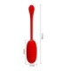 PRETTY LOVE - KIRK HUEVO VIBRADOR RECARGABLE ROJO