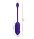 PRETTY LOVE - KIRK HUEVO VIBRADOR RECARGABLE LILA