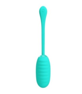PRETTY LOVE - KIRK HUEVO VIBRADOR RECARGABLE VERDE AGUA