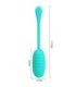 PRETTY LOVE - KIRK HUEVO VIBRADOR RECARGABLE VERDE AGUA