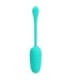 PRETTY LOVE - HUEVO VIBRADOR CON TEXTURA MARINA RECARGABLE VERDE AGUA