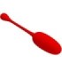 PRETTY LOVE - KNUCKER HUEVO VIBRADOR RECARGABLE ROJO