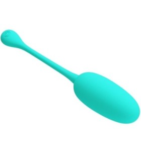 PRETTY LOVE - KNUCKER HUEVO VIBRADOR RECARGABLE VERDE AGUA