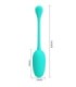 PRETTY LOVE - KNUCKER HUEVO VIBRADOR RECARGABLE VERDE AGUA