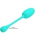 PRETTY LOVE - KNUCKER HUEVO VIBRADOR RECARGABLE VERDE AGUA
