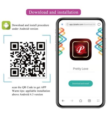 PRETTY LOVE - JAYLEEN VIBRADOR APP CONTROL REMOTO LILA