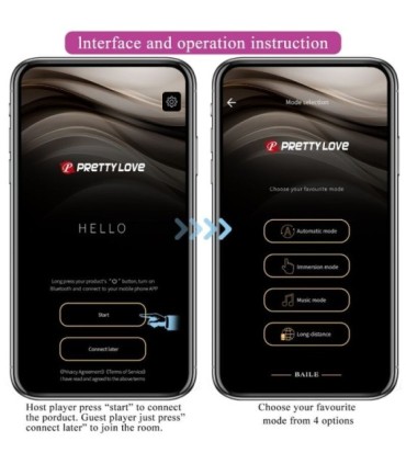 PRETTY LOVE - JAYLEEN VIBRADOR APP CONTROL REMOTO LILA