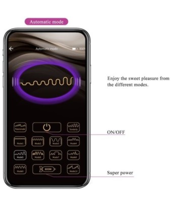 PRETTY LOVE - JAYLEEN VIBRADOR APP CONTROL REMOTO LILA