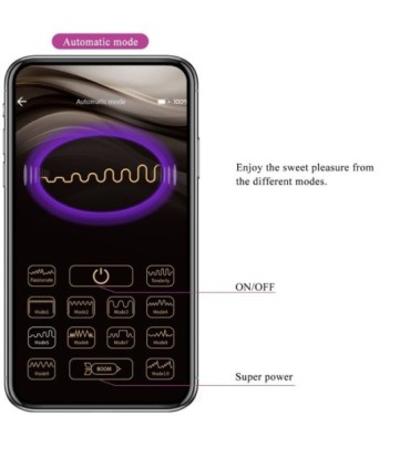 PRETTY LOVE - CATALINA VIBRADOR APP CONTROL REMOTO LILA