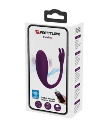 PRETTY LOVE - CATALINA VIBRADOR APP CONTROL REMOTO LILA