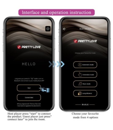 PRETTY LOVE - ELVIRA KEGEL BALLS APP CONTROL REMOTO MORADO