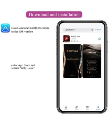 PRETTY LOVE - ELVIRA KEGEL BALLS APP CONTROL REMOTO MORADO