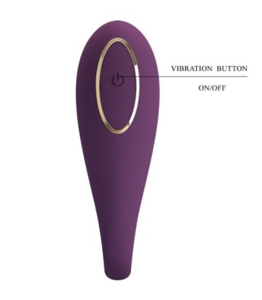 PRETTY LOVE - AUGUST VIBRADOR DOBLE PLACER APP REMOTE