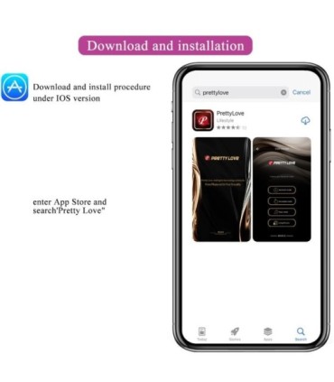 PRETTY LOVE - AUGUST VIBRADOR DOBLE PLACER APP REMOTE