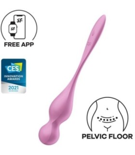 SATISFYER - LOVE BIRDS BOLAS KEGEL VIBRADORAS ROSA
