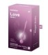 SATISFYER - LOVE BIRDS BOLAS KEGEL VIBRADORAS ROSA