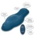 CALEXOTICS - RIDER MASAJEADOR DOBLE MOTOR CONTROL REMOTO AZUL
