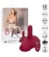 CALEXOTICS - RIDER MASAJEADOR DOBLE MOTOR CONTROL REMOTO ROJO