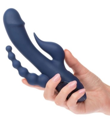 CALEXOTICS - VIBRADOR TRIPLE ORGASM AZUL