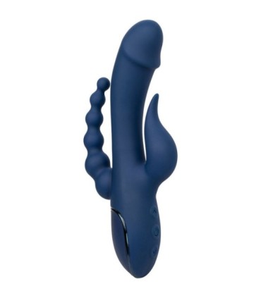 CALEXOTICS - VIBRADOR TRIPLE ORGASM AZUL