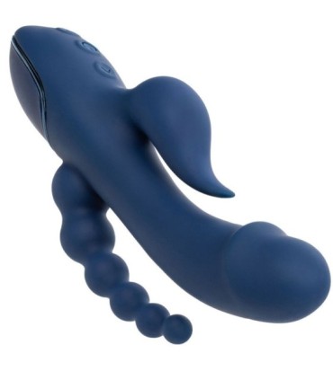 CALEXOTICS - VIBRADOR TRIPLE ORGASM AZUL