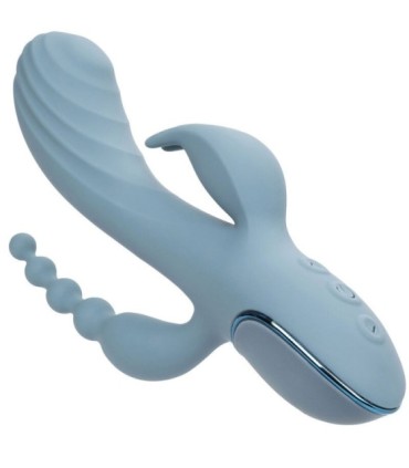 CALEXOTICS - VIBRADOR TRIPLE ÉXTASIS GRIS