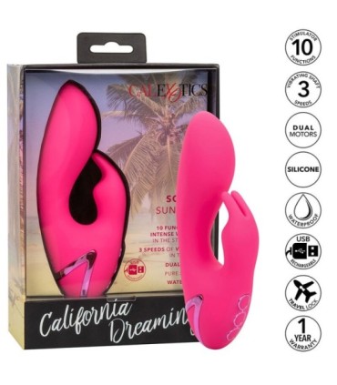 CALEXOTICS - SO. CAL SUSHINE VIBRATOR RABBIT FUCSIA BY CALIFORNIA DREAMING
