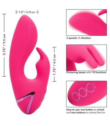CALEXOTICS - SO. CAL SUSHINE VIBRATOR RABBIT FUCSIA BY CALIFORNIA DREAMING