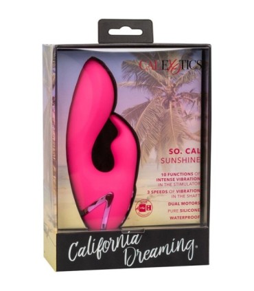CALEXOTICS - SO. CAL SUSHINE VIBRATOR RABBIT FUCSIA BY CALIFORNIA DREAMING
