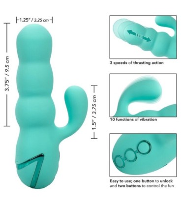 CALEXOTICS - DEL MAR DIVA VIBRADOR RABBIT VERDE AGUA BY CALIFORNIA DREAMING