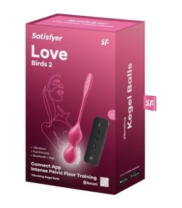 SATISFYER - LOVE BIRDS 2 BOLAS KEGEL VIBRADORAS + APP GRATUITA