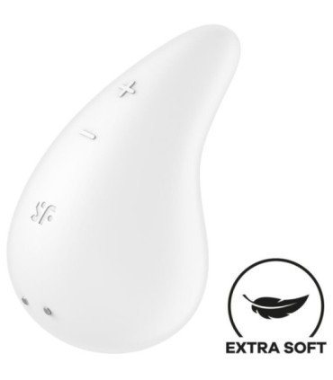 SATISFYER - DEW DROP VIBRADOR LAY-ON BLANCO