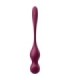 SATISFYER - LOVE BIRDS VARY BOLAS VIBRADORES APP GRATUITA ROJO VINO