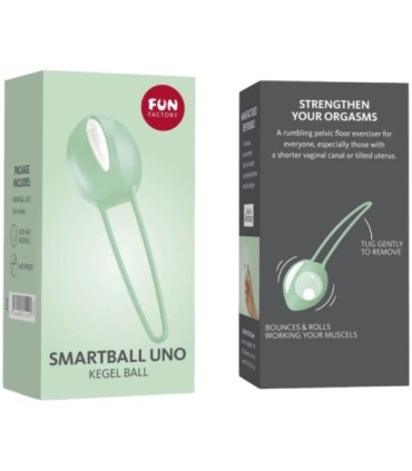 FUN FACTORY - SMARTBALL UNO BOLA PELVICA BLANCO / VERDE PISTACHO