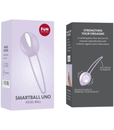 FUN FACTORY - SMARTBALL UNO BOLA PÉLVICA BLANCO / LILA PASTEL