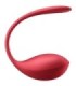 SATISFYER - SHINY PETAL ESTIMULADOR PUNTO G CONTROL REMOTO ROJO APP GRATUITA