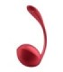 SATISFYER - SHINY PETAL ESTIMULADOR PUNTO G CONTROL REMOTO ROJO APP GRATUITA