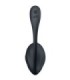 SATISFYER - RIBBED PETAL ESTIMULADOR PUNTO G CONTROL REMOTO NEGRO APP GRATUITA