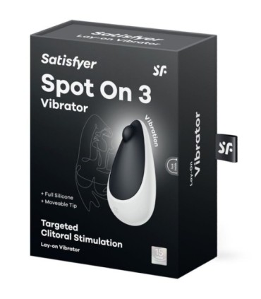 SATISFYER - SPOT ON 3 ESTIMULADOR DE CLÍTORIS NEGRO