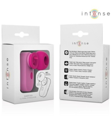 INTENSE - SABRINA TRAVEL SET ESTIMULADOR DE CLÍTORIS ROSA