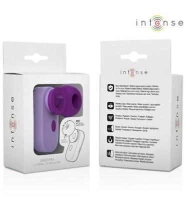 INTENSE - SABRINA TRAVEL SET ESTIMULADOR DE CLÍTORIS VIOLETA