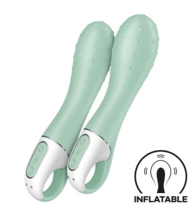 SATISFYER - AIR PUMP VIBRADOR 3 INFLABLE PUNTO G MENTA