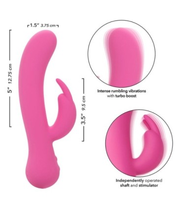 CALEXOTICS - FIRST TIME VIBRADOR RABBIT RECARGABLE ROSA