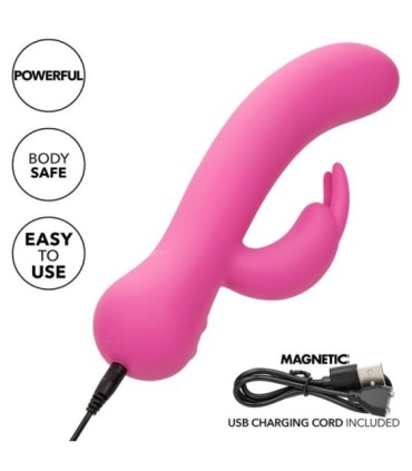 CALEXOTICS - FIRST TIME VIBRADOR RABBIT RECARGABLE ROSA